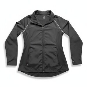C9 Champion M Black Full Zip Running Jacket Womens Athleisure Casual Activewear